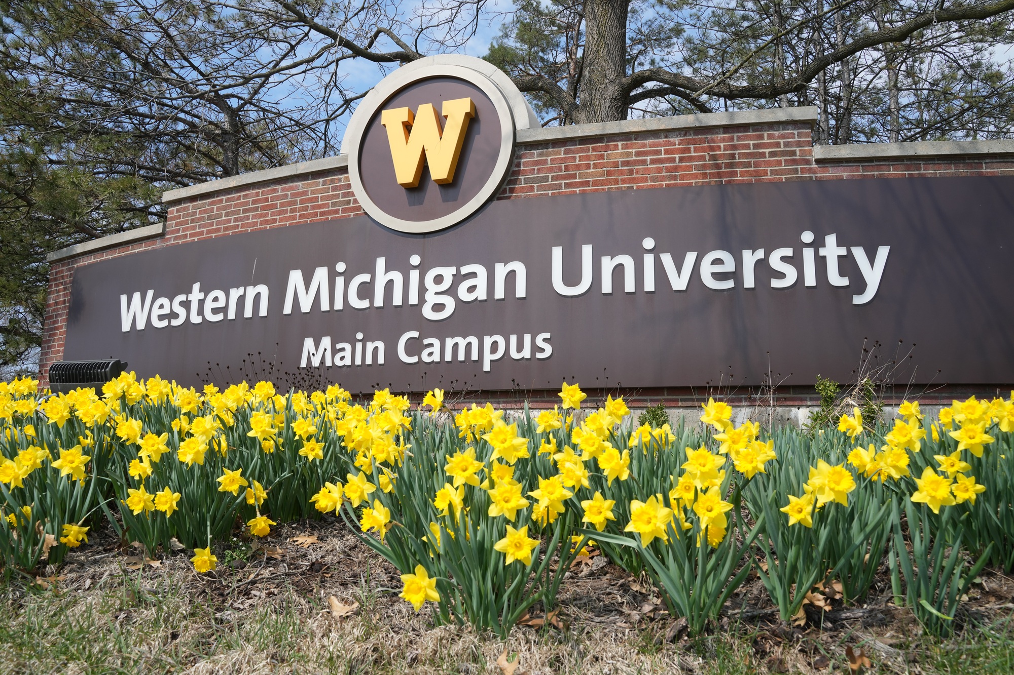 Western Michigan University Main Campus sign